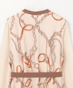 GRACE CONTINENTAL チェーン刺繍ワンピース