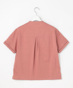 J.PRESS LADIES L プレーティングジャージー バンドカラー カットソー