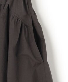 23区 【洗える/撥水加工】ナイロンコットンタフタ ウエストシャーリング ワンピース