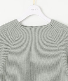 ANY SIS L 【大人百花掲載 ヨンアさん着用】冬のシャルマン ラグランスリーブ ニット