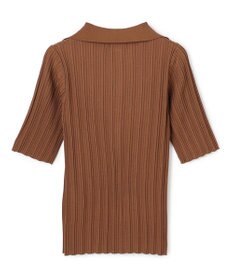 BEIGE， LABRADO / ランダムリブ スキッパーニット