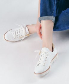 Dominic3 サイドジップレザースニーカー