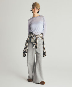 UNFILO L 【野呂佳代さん着用】BEAUTY FORM JERSEY イージーパンツ