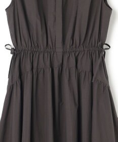 23区 【洗える/撥水加工】ナイロンコットンタフタ ウエストシャーリング ワンピース