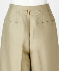23区 【GOLD LABEL】ウールダブルクロス フロントボタン ワイドパンツ