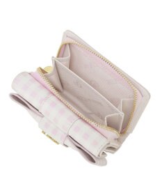 Maison de FLEUR ギンガムチェックＦリボンウォレット