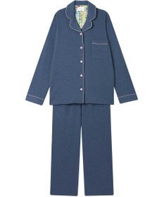 une nana cool 【綿100%】やわらか杢フライスパジャマ MADE WITH LIBERTY FABRIC