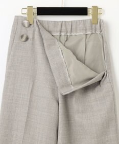 GRACE CONTINENTAL ウールストレッチセミワイドパンツ