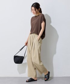 ANY L 【洗濯機可/ウエストゴム】撥水バレルパンツ