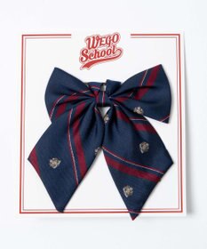 WEGO 【SCHOOLITEM】エンブレム柄スクールリボン