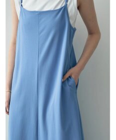 YECCA VECCA 【2点SET】シアーシャツ×Aラインキャミワンピース