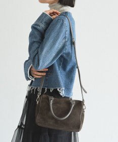 russet スエード2WAYミニボストンバッグ(CE-1570-WEB)