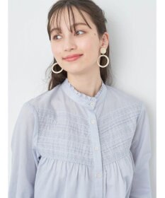 earth music&ecology ピンタックレースブラウス