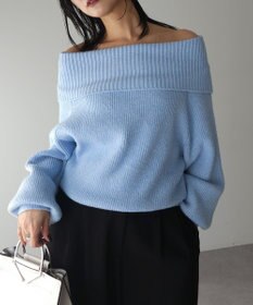 Green Parks オフショルダーニット