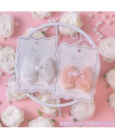 PET PARADISE cherircouture リボン アクセサリー ホワイト