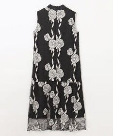 GRACE CONTINENTAL ハイネック刺繍ワンピース