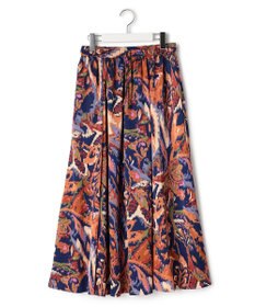 J.PRESS YORK STREET 【WOMEN】プリントフレア スカート