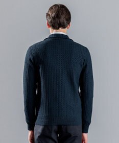 JOSEPH HOMME 【WEB限定】ヴィスコースリンクス　ハーフジップニット