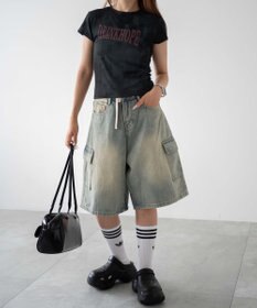 WEGO ドロストカーゴハーフパンツ