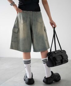 WEGO ドロストカーゴハーフパンツ