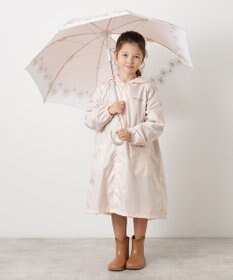 MOONBAT 【ジュニアリュック対応】ポールアンドジョー ポーチ付きキッズレインコート