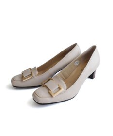 Pointer 日本製 本革バックルパンプス