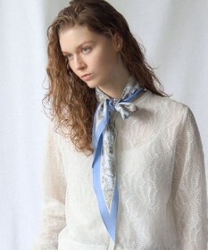 23区 【先行予約】Ericaキャラコ  ペイズリープリント スカーフ