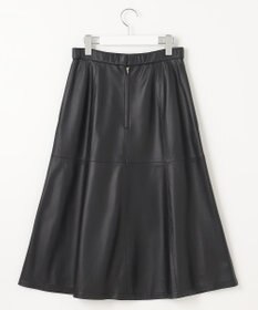 自由区 ラムレザー スカート