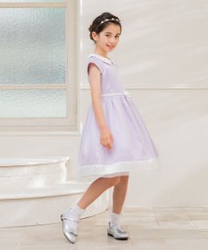 組曲 KIDS 【150-160㎝】チュールドット ドレス