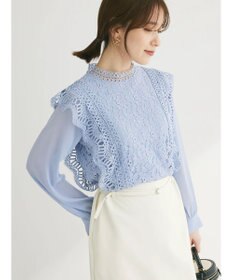 Green Parks ・Ｐｅｔｉｔ　Ｆｌｅｕｒ　イロイロレースブラウス