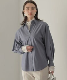 組曲 【WEB限定】フラワーチュールタートルネック カットソー