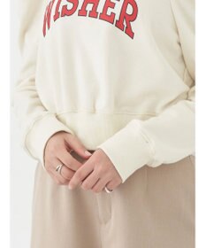 earth music&ecology ウラケロゴ短丈プルオーバー