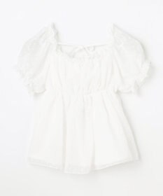 ANY KIDS 【一部店舗/WEB先行販売アイテム】2WAY シアードビーブラウス