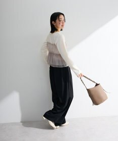 Green Parks オーガンジービスチェドッキングプルオーバー