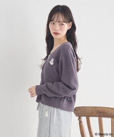 earth music&ecology 【予約】miffy/earth モコモコカーディガン