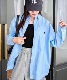 WEGO 【25年秋新色登場★】U.S. POLO ASSN.別注ロングスリーブシャツ