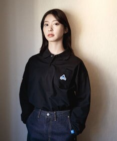 SHARE PARK LADIES 【UVケア・吸水速乾・ストレッチ・軽量 】エンブレムポロTシャツ（S・Mサイズ）