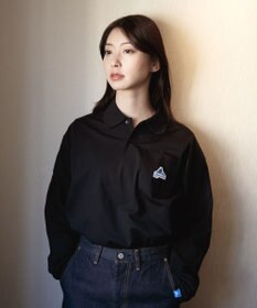 SHARE PARK LADIES 【UVケア・吸水速乾・ストレッチ・軽量 】エンブレムポロTシャツ（S・Mサイズ）