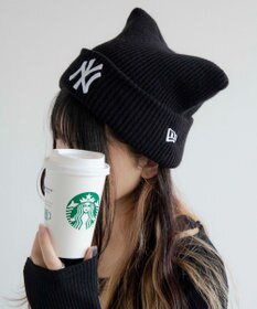 WEGO 別注NEWERA　CAT　EAR　KNIT