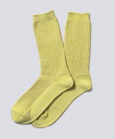 WHITE MAILS PAPER ジャガードソックス