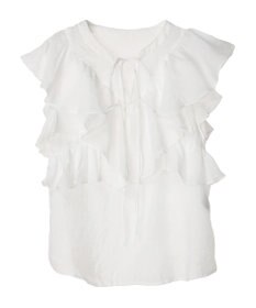 earth music&ecology ２ＷＡＹフリルブラウス