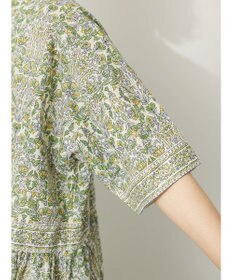 CRAFT STANDARD BOUTIQUE インド綿アラベスク柄ワンピース