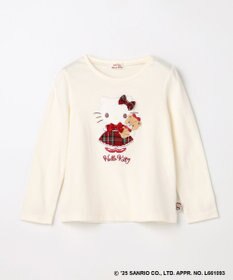 ANY KIDS 【ハローキティ×ANY KIDS】アップリケ 長袖Tシャツ