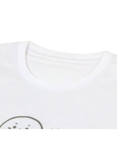 Mother garden しろたん Tシャツ 半袖 《ここから先はぼくを通してください柄》 白色　S/M/L/XL レディース メンズ ユニセックス 男女兼用 半袖 あざらし アザラシ かわいい キャラクター マザーガーデン #しろたんＴシャツ2021 父の日ギフト