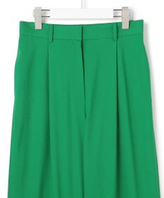 ICB ドライリネンストレッチ ワイドストレートパンツ