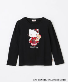 ANY KIDS 【ハローキティ×ANY KIDS】アップリケ 長袖Tシャツ