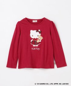 ANY KIDS 【ハローキティ×ANY KIDS】アップリケ 長袖Tシャツ