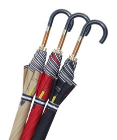 MOONBAT 【雨傘】POLO RALPH LAUREN（ポロ ラルフローレン）長傘 ツイル無地×RAIN BEAR