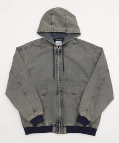 WEGO 【ユニセックス着用ITEM】フードデニムブルゾン