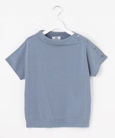 J.PRESS LADIES 【洗える・抗菌防臭】COTTON POLYESTER 襟付き ニット